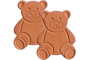 Brown Sugar Saver, 2PCS Reusable Terracotta Brown Sugar Keeper Terra Cotta Softener Container Disc for Food Storage Container