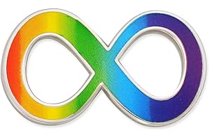 PinMart's Autism Acceptance Infinity Symbol Mutli-Colored Lapel Pin