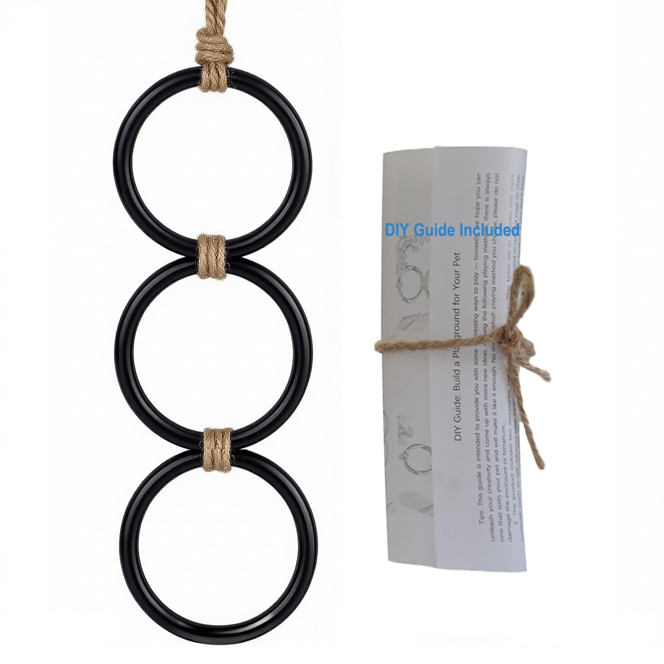 Photo 1 of Horsmiyala DIY Snake Climbing Accessories with 7+ Ways to Play for Ball Python and Corn Snake, DIY Ball Python Tank Accessories & Snake Enrichment Toys for Terrariums