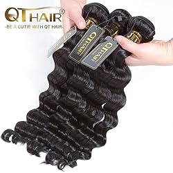 QTHAIR 14a Brazilian Loose Deep Wave Human Hair