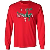 Portugal Legend Ronaldo Soccer Air Ronaldo 7" Long Sleeve T-Shirt