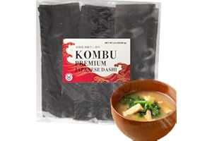 BAYU STORE Kombu Premium Japanese Dried Seaweed for Dashi, Dried kombu, Hokkaido kombu, Japanese seaweed, UMAMI, Vegan kombu, Japanese food, 3.5 oz(100g)