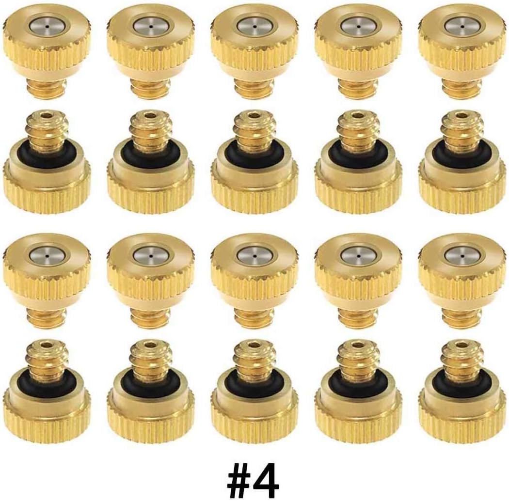 Best Brass Misting Nozzles For Outdoor Cooling System 04Mm