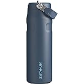 STANLEY IceFlow Flip Straw 2.0 Water Bottle 24 OZ | Built-In Straw with Larger Opening | Lightweight & Leak-Resistant | Insul