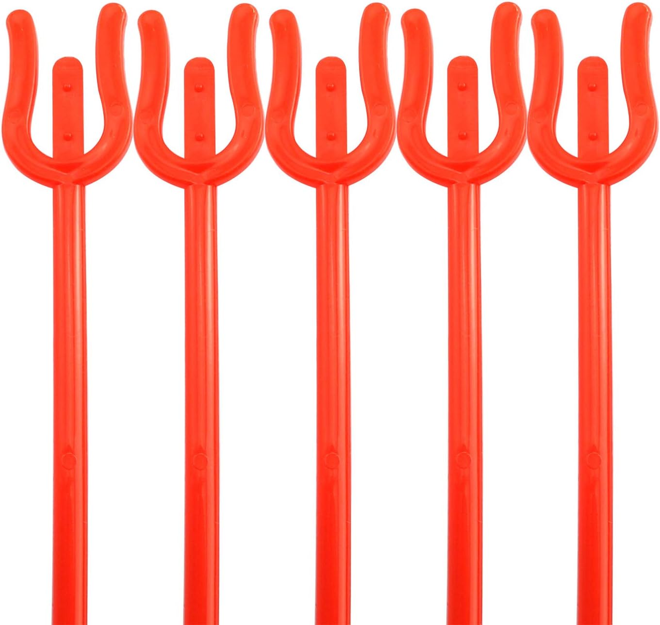 NX Garden 70PCS 40mm Plastic Floral Picks Fork Head Card Holders Cardettes of Gift Cards, Place Cards, Photos, Food Labels, Table Numbers for Weddings, Birthday Parties, Events, Decorations