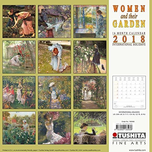 Women and Their Garden 2018 (Fine Arts) Calendar – 27 July 2017