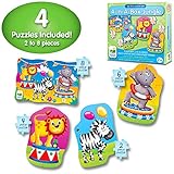 The Learning Journey My First Puzzle Sets 4-In-A-Box Puzzles, Jungle