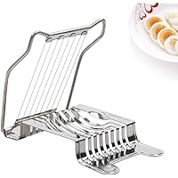Egg Slicers Stainless Steel Wire Egg Cutter For Egg Mushroom Tomato Strawberry Fruit Garnish Slicer