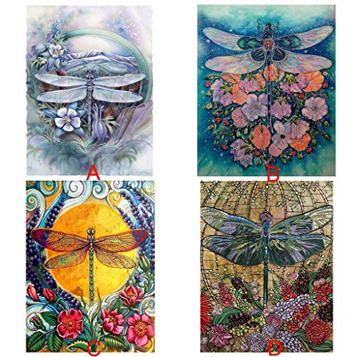 image for Emimarol DIY 5D Diamond Painting by Number Kits, Crystal Rhinestone Em