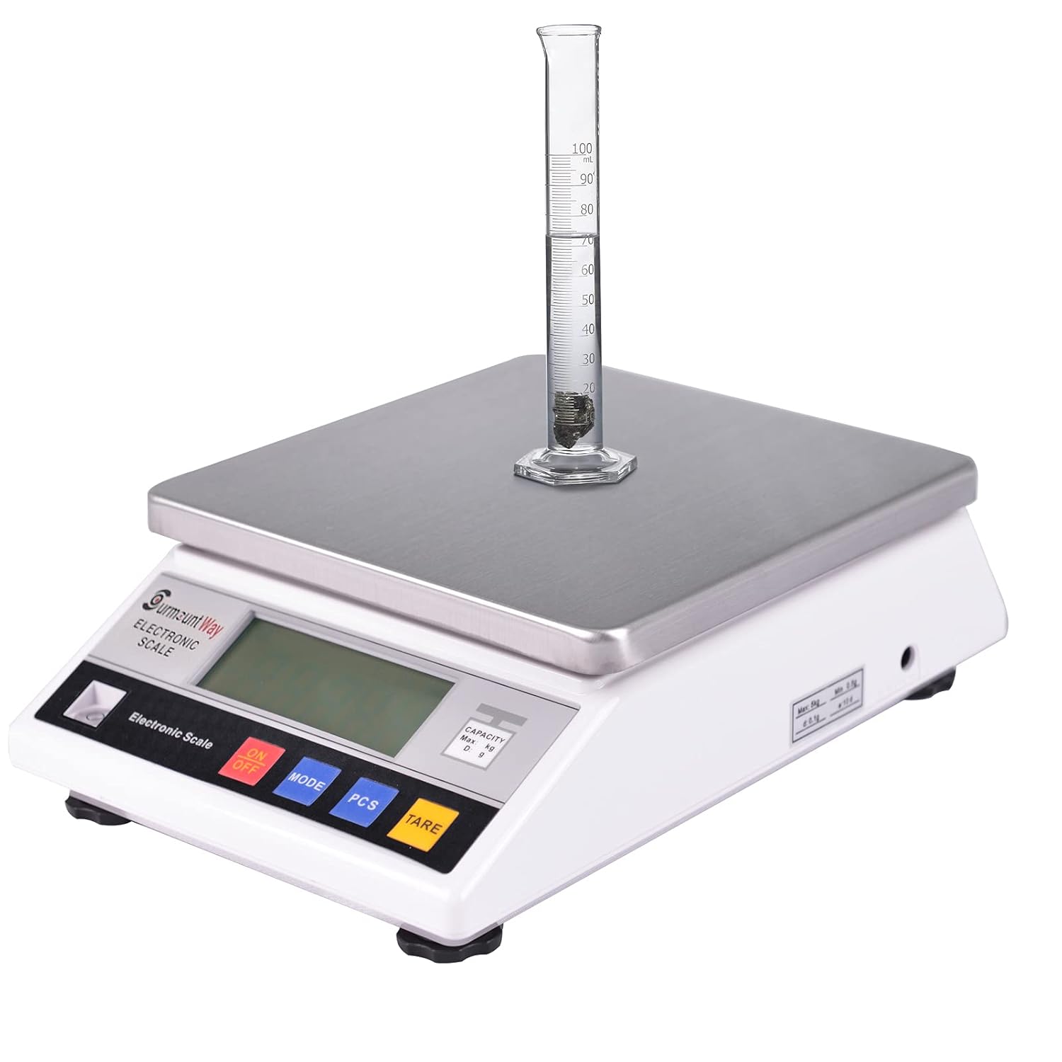 SurmountWay High Precision Scale 10kg x 0.1g Accurate Digtal Laboratory Lab Industrial Scientific Electronic Scale Commerical Counting Kitchen Scales Jewelry Gold Analytical Weighing(10000g,0.1g)