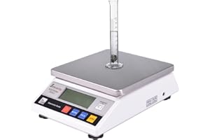 SURMOUNT WAY SurmountWay High Precision Scale 10kg x 0.1g Accurate Digtal Laboratory Lab Industrial Scientific Electronic Scale Commerical Counting Kitchen Scales Jewelry Gold Analytical Weighing(10000g,0.1g)