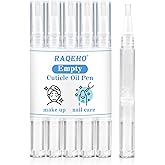 RAQEHO Cuticle Oil Pen Empty - Transparent Nail Oil Pen with Brush Tip Disposable Twist Applicators Cosmetic Containers for Nail Oil Eyelash Growth Liquid Cosmetic Lip Gloss (5 Pack 3ml)