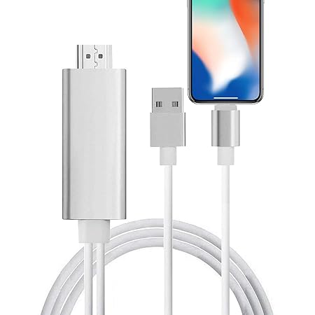 Mirroring HDMI MHL Kabel,Ozvavzk Telefon zu HDMI Adapter,2 Meter HDTV 1080P Flash auf HDMI Cable Digital Stecker Konverter