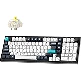 Keychron Q5 Max Wireless Custom Mechanical Keyboard, 2.4 GHz Bluetooth QMK Full Aluminum 96% Layout RGB with Hot-swappable Gateron Banana Switch Compatible with Mac Windows Linux