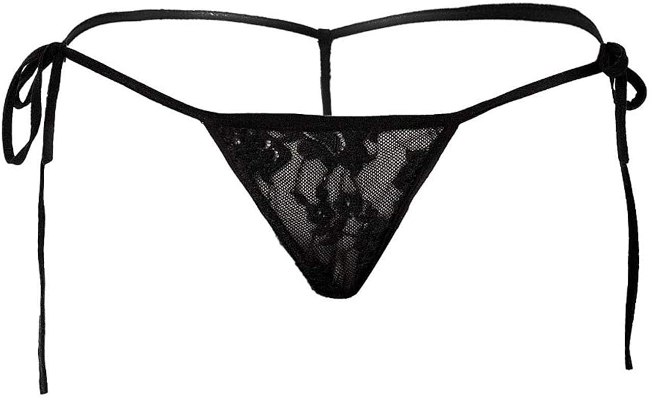 black g string lace