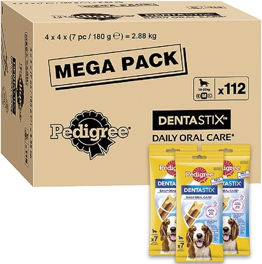 Pedigree DentaStix Daily dental chews for medium dogs (1025 kg), 1