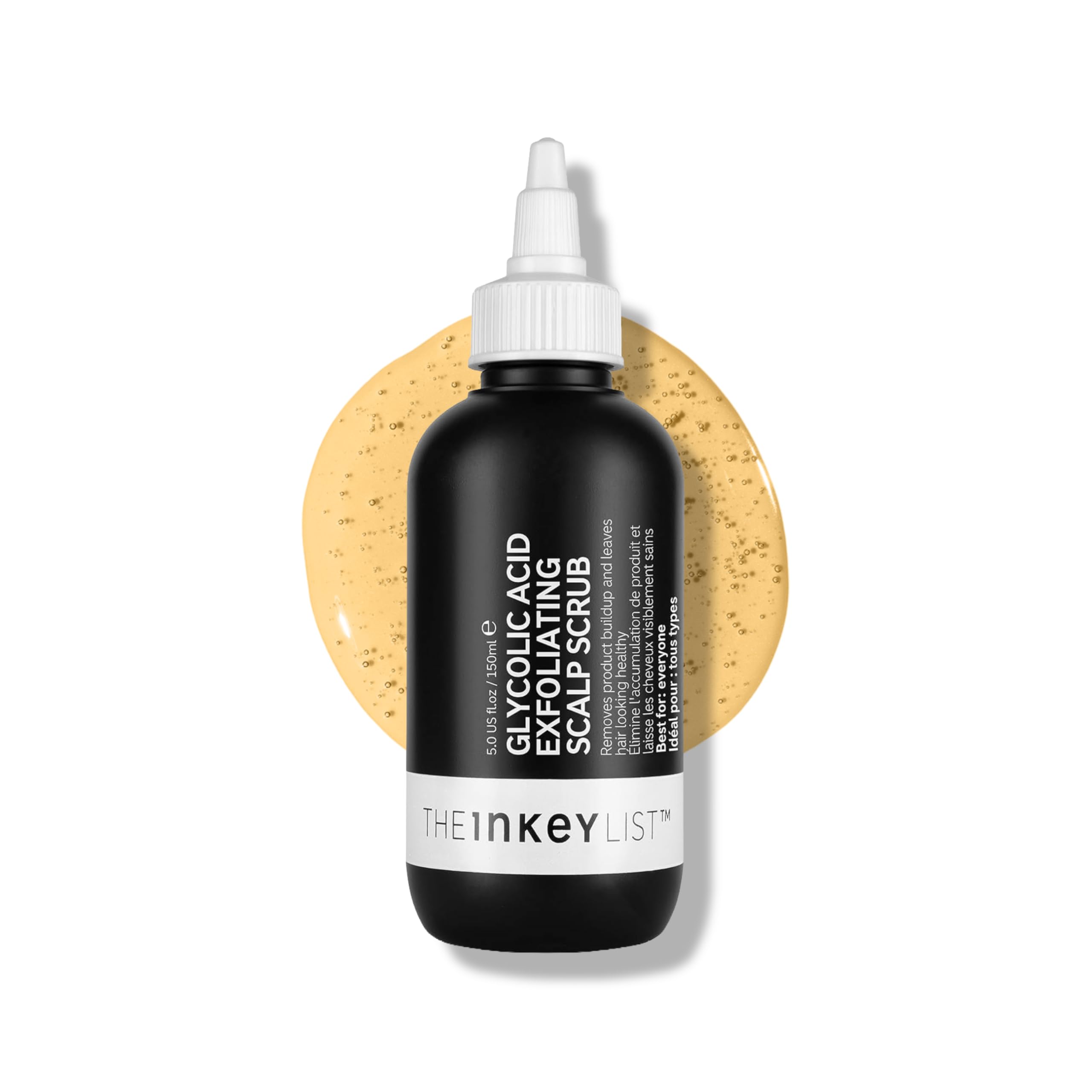 The Inkey List 7% Glycolic Acid Exfoliating Scalp Scrub 150ml, Removes Product Build Up, Hair Growth, Fragrance Free, Suitable For All Hair Types