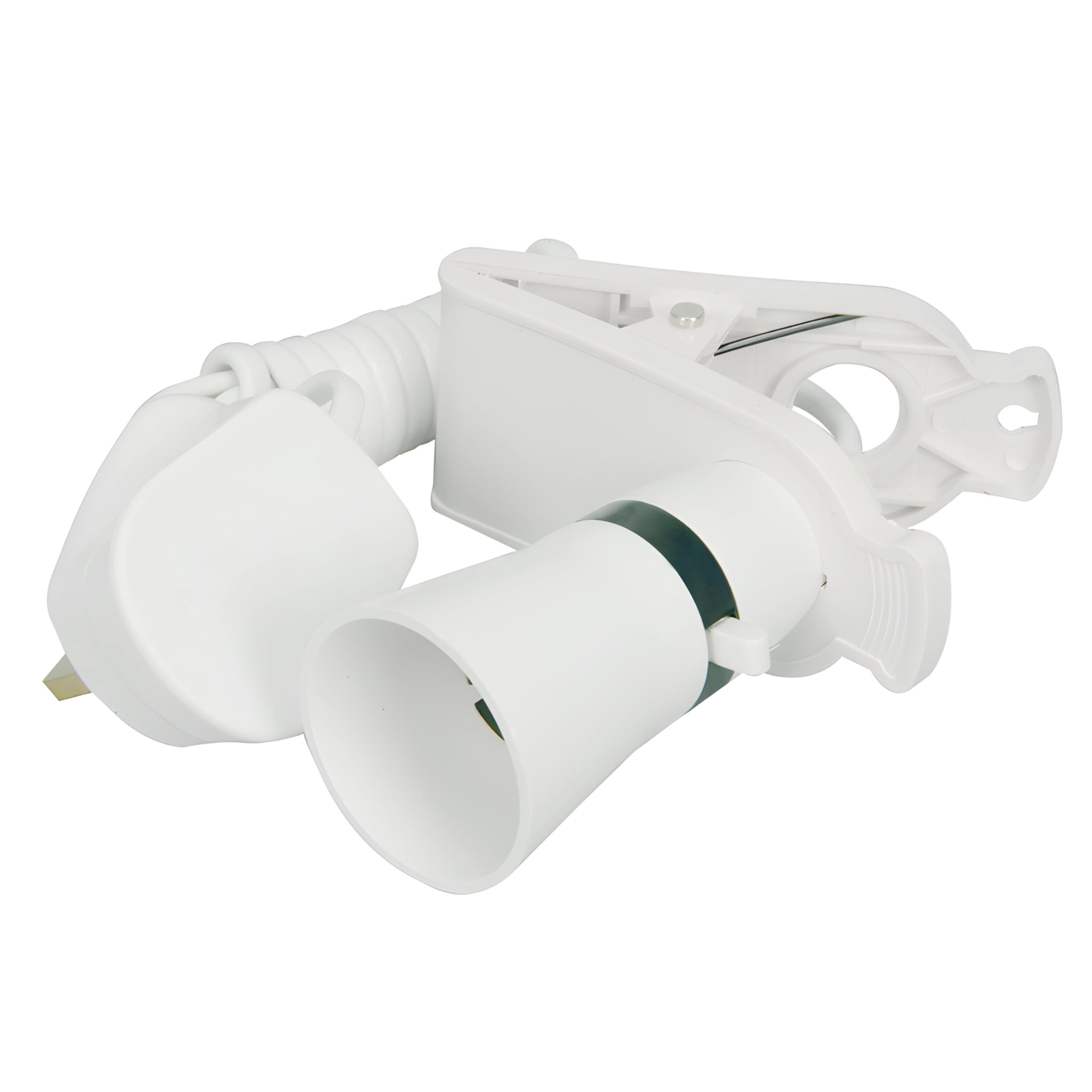 Clip Desk Lamp Holder with UK Plug | Flexible Gooseneck Clamp Lamp for Bed, Desk & Bunk Bed | LED Reading Light Clip On | Kids, Adults, Crafts, Sewing, Drawing & Makeup