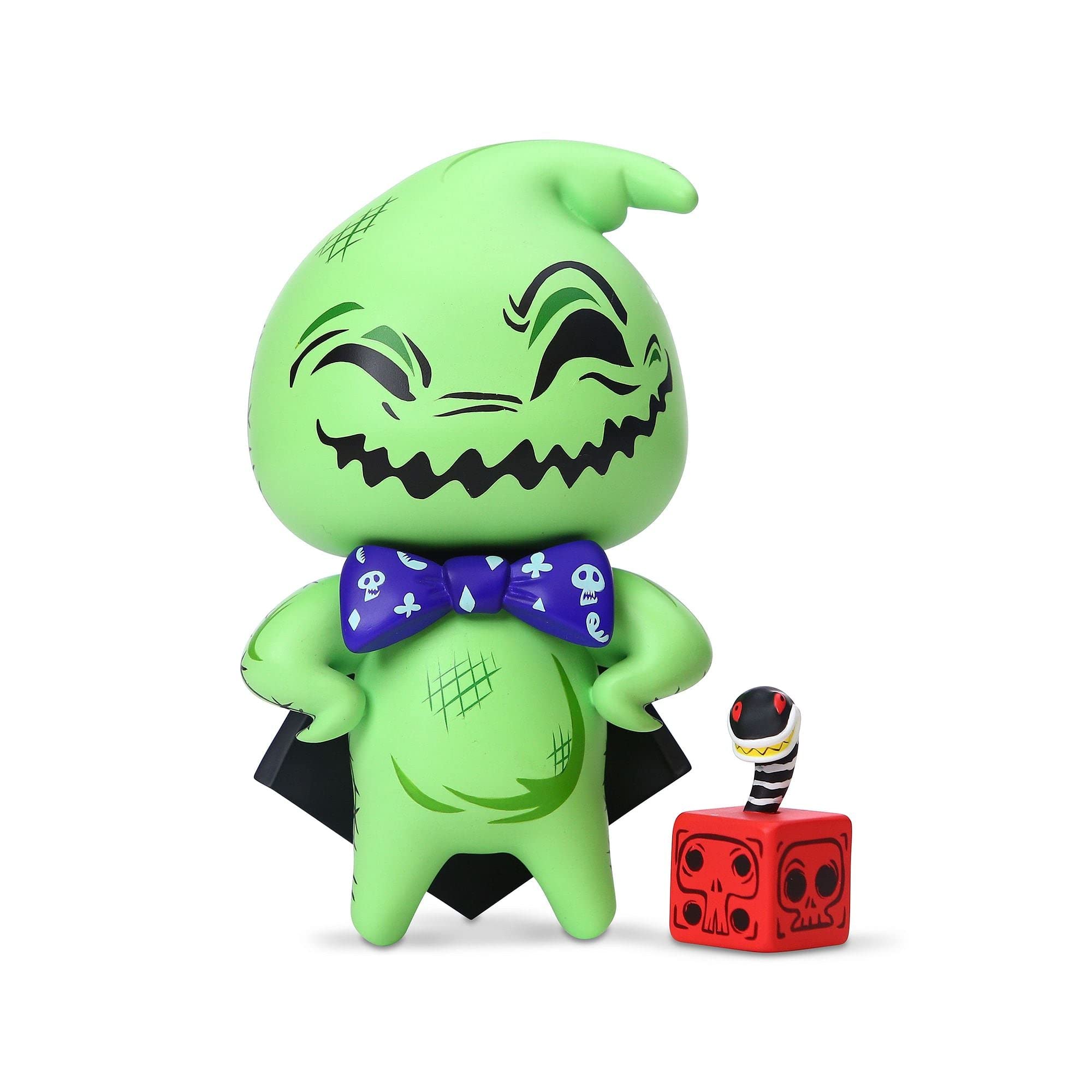 Enesco World of Miss Mindy Disney Villains Nightmare Before Christmas Oogie Boogie with Dice Figurine, 7 Inch, Greem