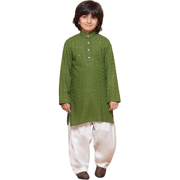 Tradizionale Blu Navy Kurta Con Aligarh Set Pigiama da Uomo Etnico Abbigliamento