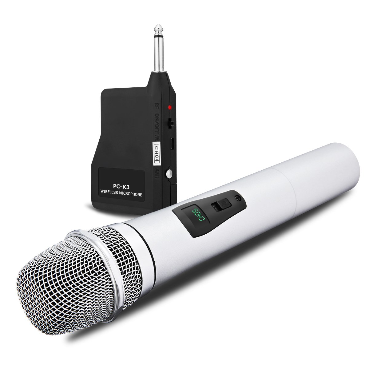 Wireless Microphone VHF, NASUM Handheld Dynamic Microphone Wireless