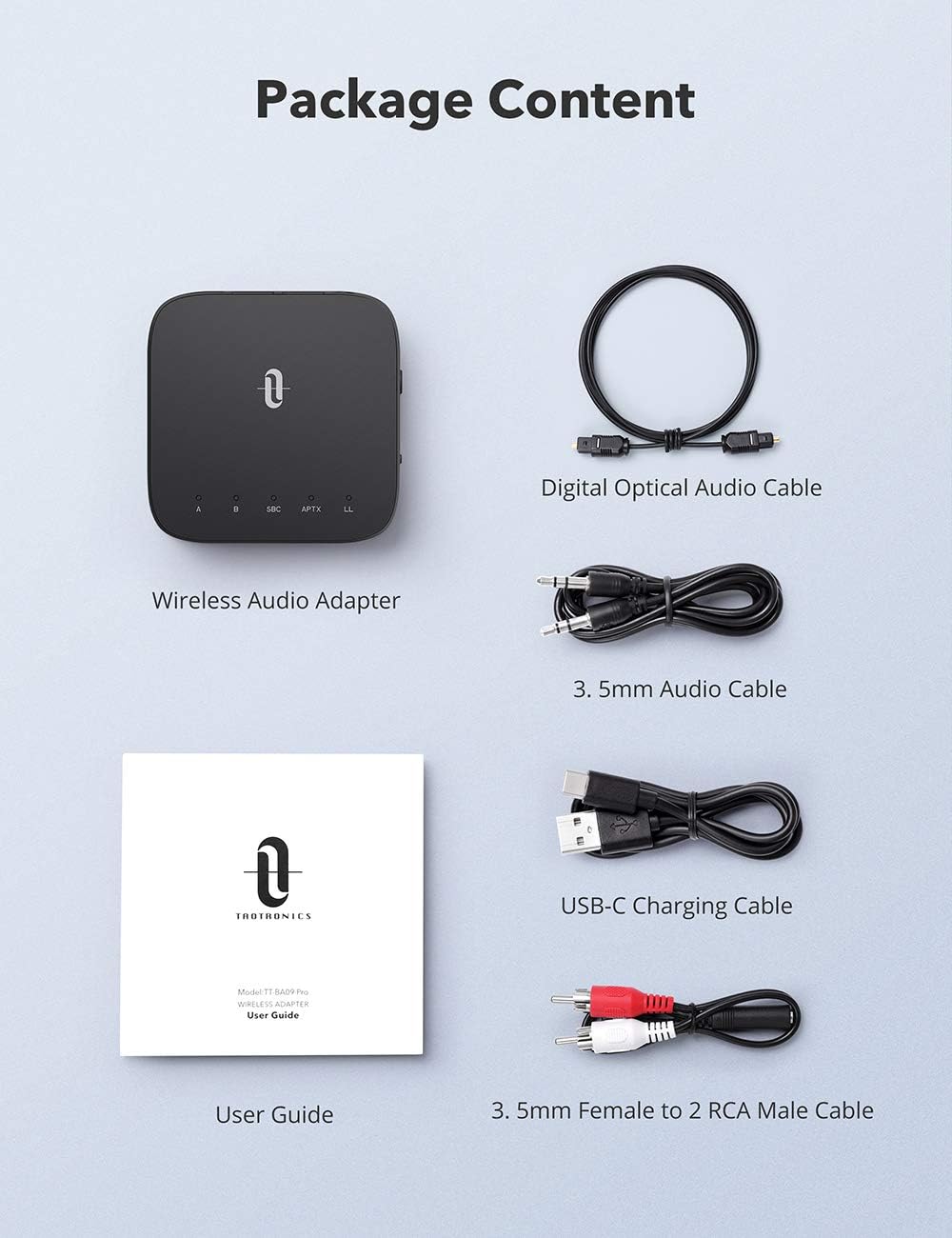 Accessories Supplies Taotronics Wireless Audio Adapter Bluetooth 5 0 Aptx Low Latency Transmitter Receiver 3 5mm Aux Spdif In Out Dual Link Music Streaming Tt Ba09 Pro Upgraded Electronics Elektroelement Com Mk