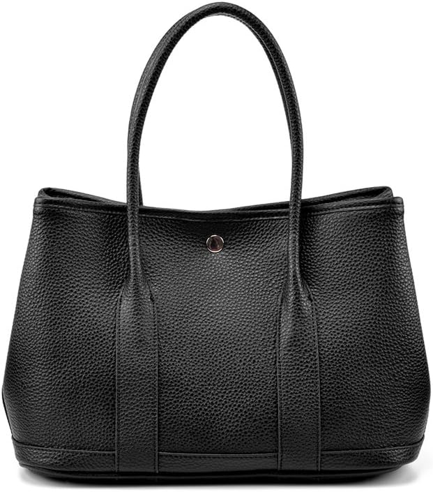 Viviesta Women's Genuine Calf Leather Garden Large Tote Shoulder Bag Handbag With Scarf