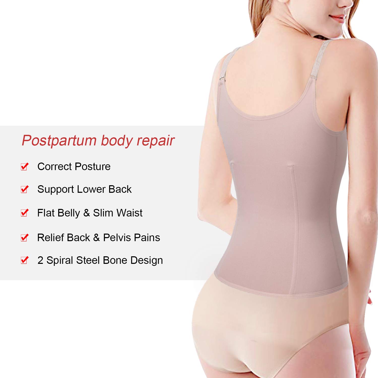 Maternity Support Belt Postpartum Waist Trainer Abdominal Back Support Belly Band Shapewear Girdles Hourglass Body Recovery Waist Cincher: Industrial & Scientific