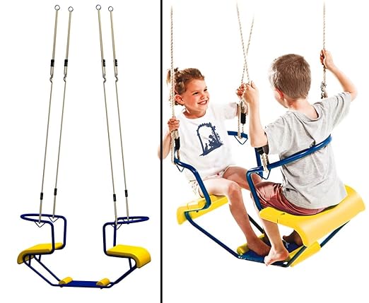 bambus-discount.com Winnetoo Gondelschaukel für 2 Personen bis 100kg - Kinderspielgeräte für Garten, Spielgeräte für Kinder, 