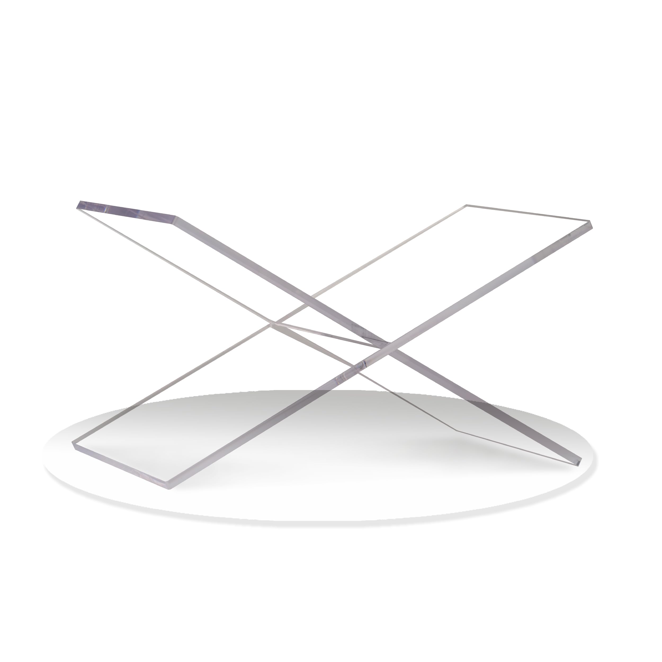 Photo 1 of LIZ QNNALY Large Clear Acrylic Book Stand - Perfect for Displaying Open Books on Your Coffee Table - Ideal for Bibles, Cook Books, Guest Books, Magazines, Each with a Lucite Paperweight (Clear)