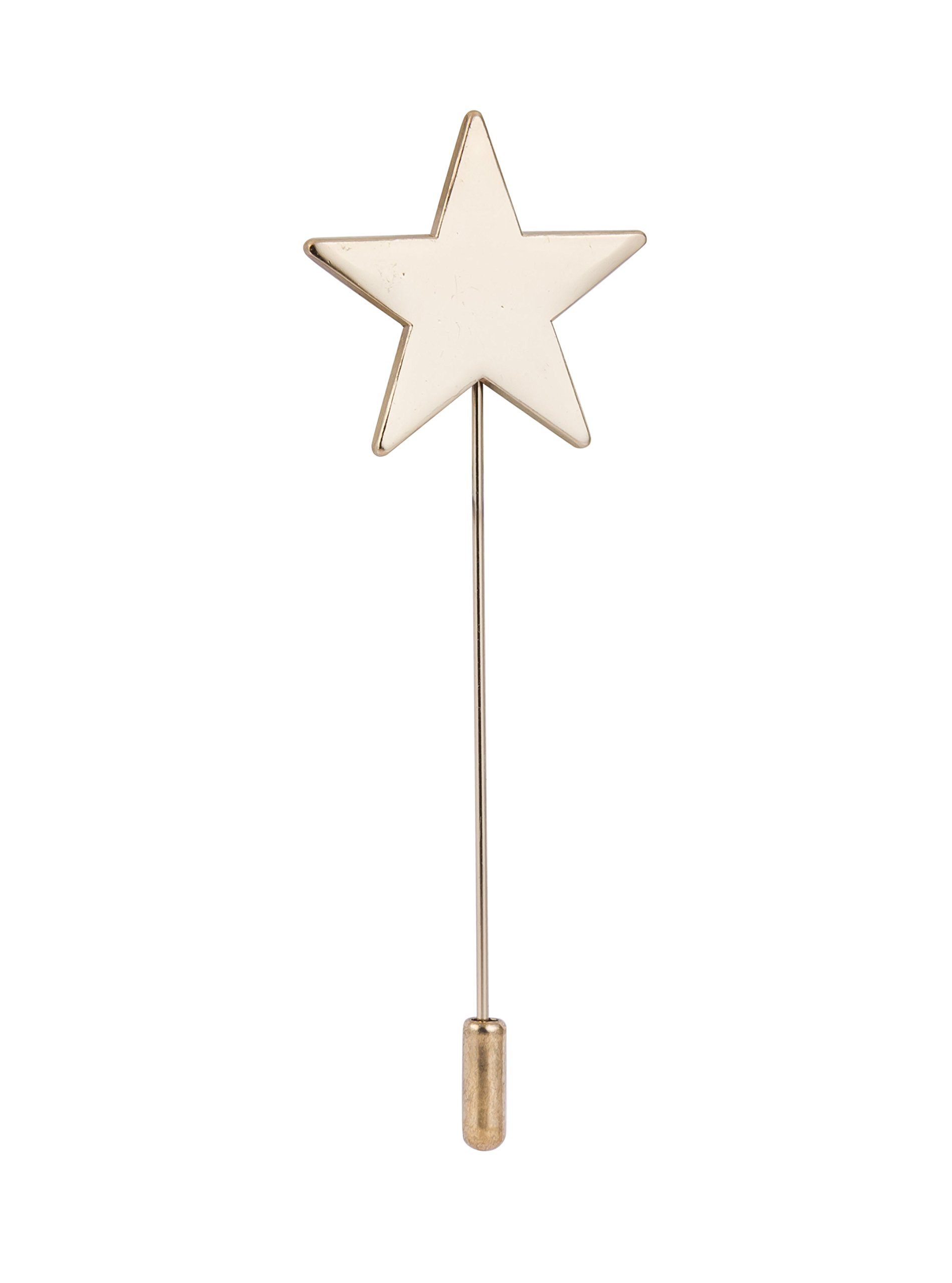 Knighthood Star Lapel Pin Golden Badge Coat Suit Wedding Gift Party Shirt Collar Accessories Brooch for Men