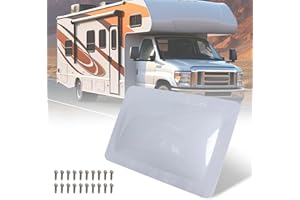 RV Skylight Cover Replacement White SL1422S, 18"x26" OD Rv Skylight Outer Dome Fits for All 14"x22" Travel Trailer Truck Camp