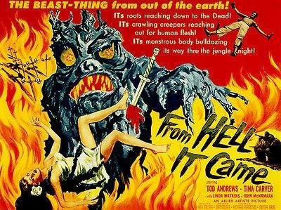Amazon.com: from Hell It Came - 1957 - Movie Poster: Posters & Prints