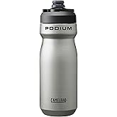 CamelBak Podium Steel Insulated Stainless Steel Bike Water Bottle Stainless, 18oz