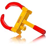 Goplus Heavy Duty Trailer Lock Wheel Clamp, Adjustable Anti-Theft Tire Lock 5.3-lb Boot for Car Truck RV Boat Trailer Automot