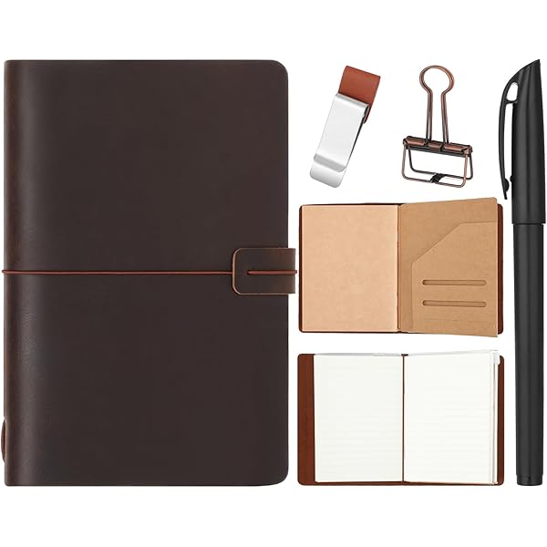 Lederen notitieboek tree of life met edelsteen - Heksen webshop
