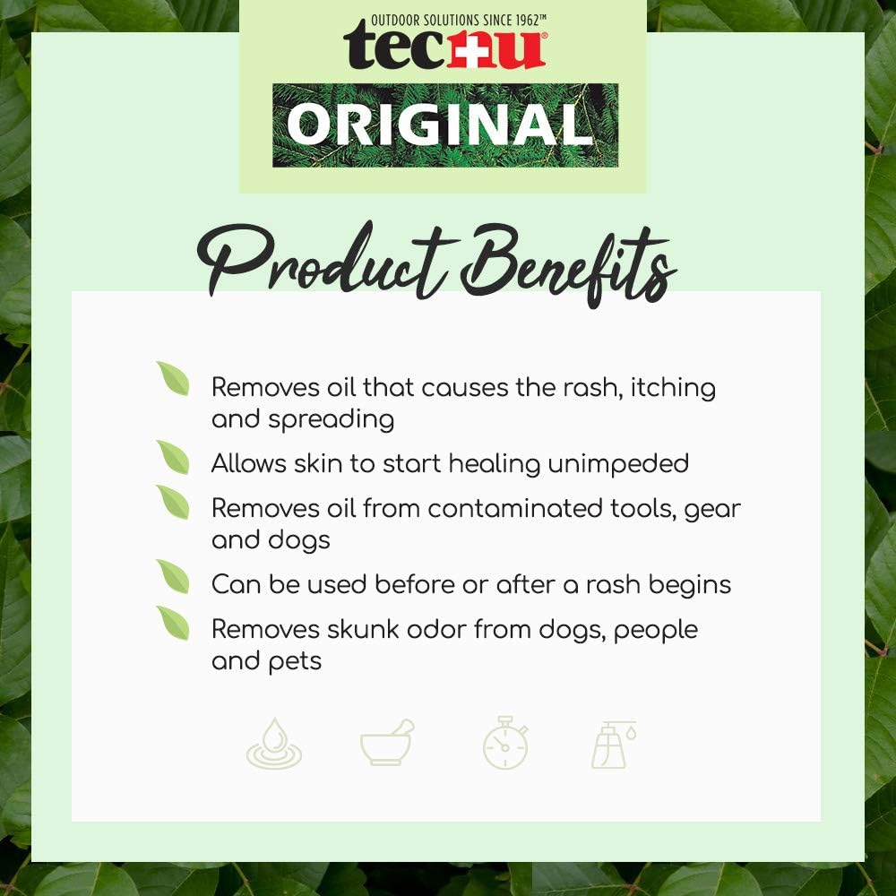 Tec Labs Tecnu Original Poison Oak & Ivy Outdoor Skin Cleanser - First Step in Poison Ivy Treatment, 12 fl oz (pack of 1): Computers & Accessories