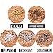Dushi Iron Plated Jump Rings Unsoldered 6mm Diameter Jewelry Making Findings, 8 Colors, 2400 Piece