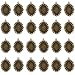 24 PCS Bezel Pendant Trays Oval Cabochon Settings Trays Pendant Blanks