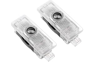 RLRHOO 2 Pcs Non-Fading MB Door Light Logo, Projector Welcome Lamp Door Light Puddle Lights Kit Compatible with Accessories CLA45 CLA250 E200 E400 C200 Coupe CLS45 CLS300 CLS350 CLS400 (CLA/CLS/C/E Coupe)