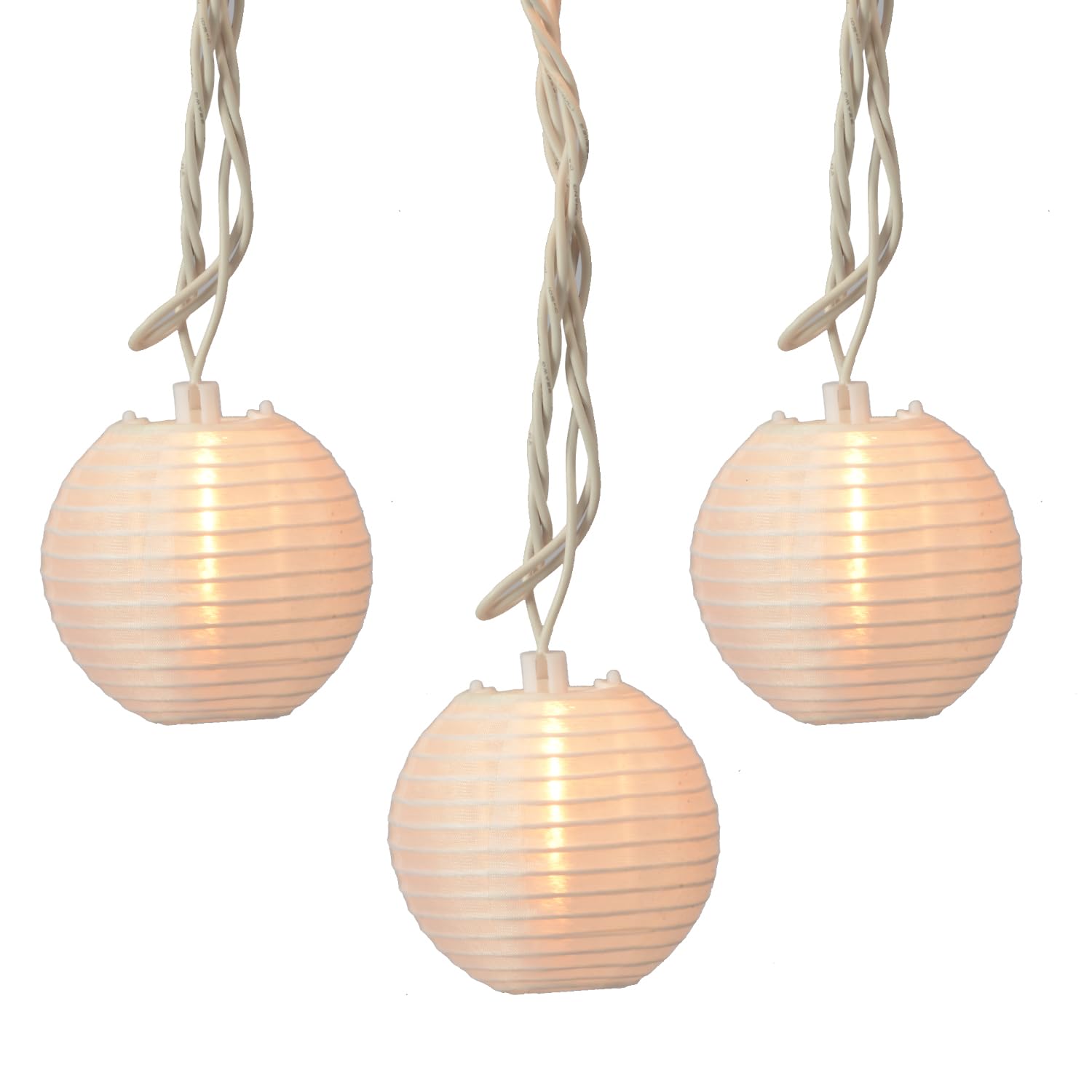 Photo 1 of NIOSTA Lantern String Lights,Plug in & Connectable Decorative Lights,for Indoor & Outdoor Ambience Decoration,White Paper Lantern