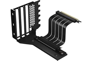 GLOTRENDS 3-Slot GPU Support Bracket with 150mm PCIe 4.0 Riser Cable for GPU Vertical Mount, Compatible with RTX 40/30 Series