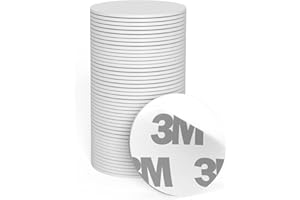 ROSEEKA 50Pcs NFC Tags NTAG215 - Blank Rewritable NFC Cards, 504 Bytes Memory, Compatible with TagMo & NFC Enabled Devices (with Adhesive)