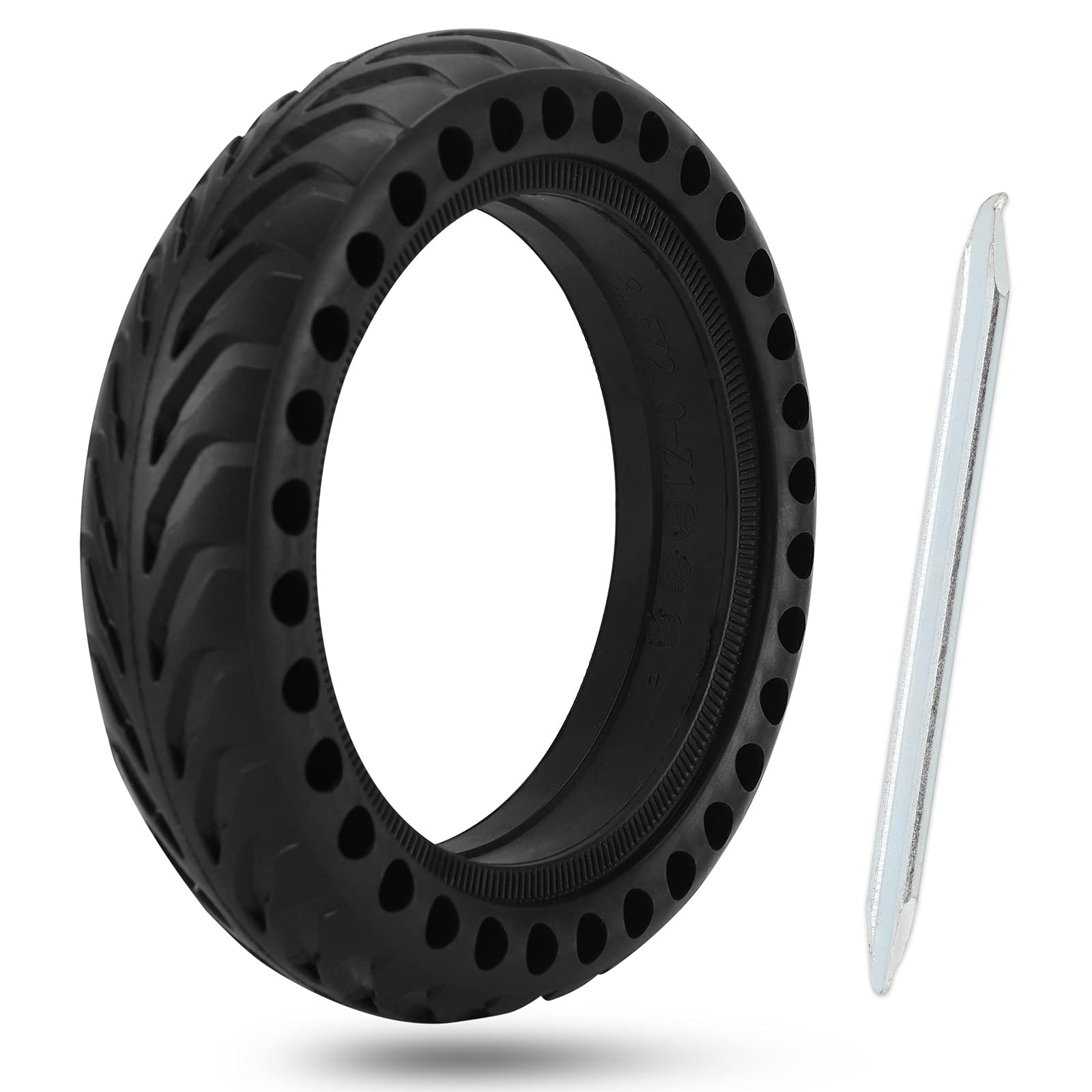 Cooryda Solid Tire for Xiaomi m365 Electric Scooter Mijia Mi m365 pro/gotrax gxl V2/gotrax XR, 8.5 inches Electric Scooter Wheels 8 1/2&amp;#39;&amp;#39; Front or Rear Replacement Honeycomb Solid Tires