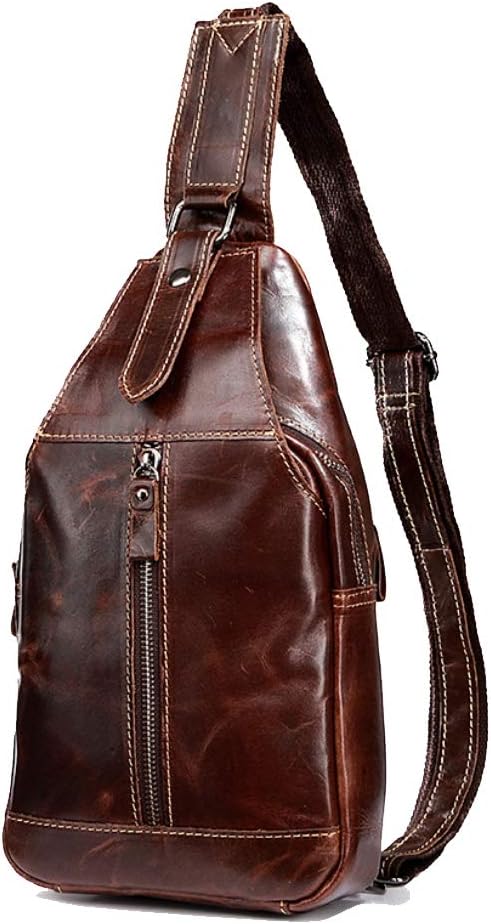 leather chest pack