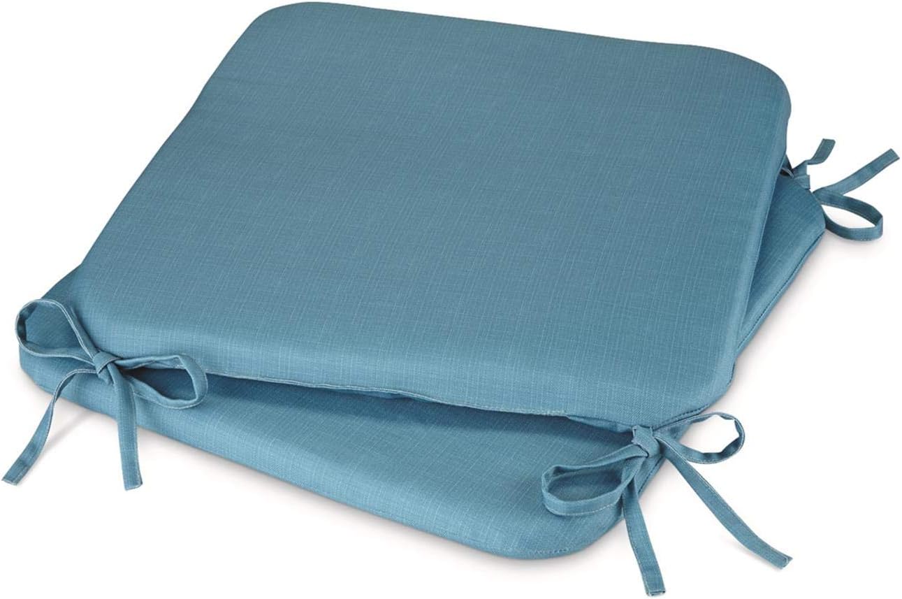 Amazon.com : Outdoor Bistro Seat Cushions, 2 Pack, Aqua : Garden & Outdoor