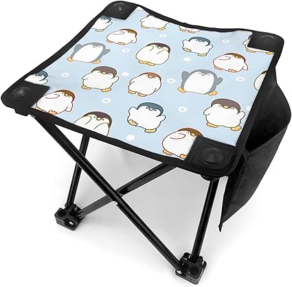 Amazon Co Jp アウトドアチェア 折りたたみ椅子 ペンギン 子供 可愛い ぺんぎん 動物 コンパクト 超軽量 アウトドア 伸縮式 キャンプ お釣り ハイキング 登山 ビーチ イス チェア いす 椅子 持ち運び便利 レジャー 背もたれなし 収納バッグ付き キャンプ椅子 Choujj