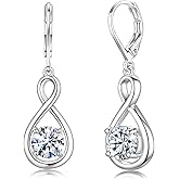 2.4ct D Color Dangle Earrings, 925 Sterling Silver Drop Earrings for Women Hypoallergenic, Brilliant Earrings, Women's Jewelry Gift