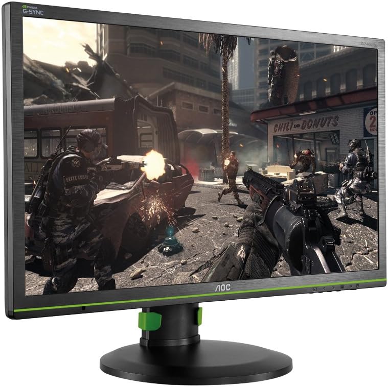 AOC 24 inch G-SYNC 144Hz LED Gaming Monitor 1ms Response Time Height Adjust DP