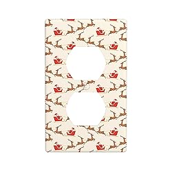 Moslion Christmas Santa Claus Reindeer Duplex